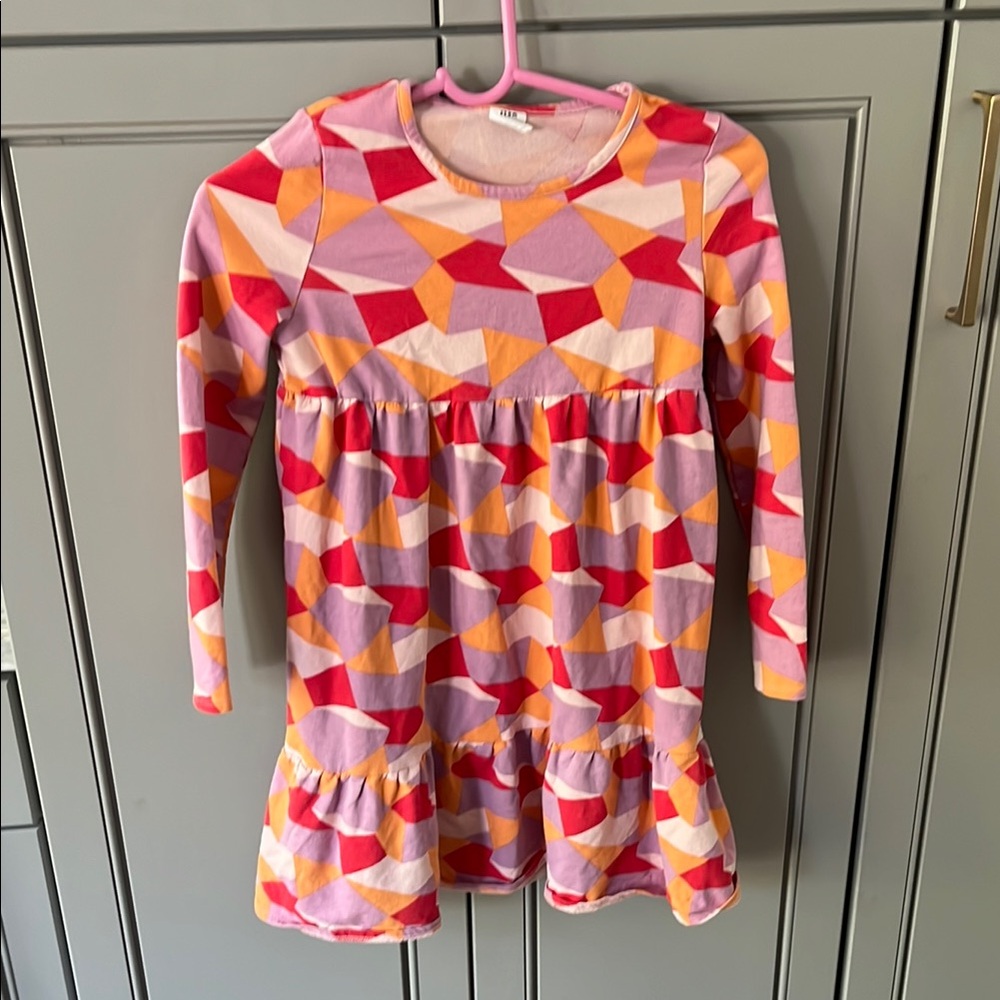 Colorful Geometric Girls Nordstrom Dress
